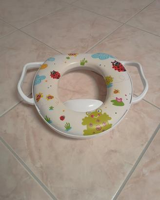 Riduttore Wc bambini con manici unisex.