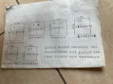 Serramenti seminuovi