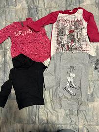 4 magliette invernali bambina