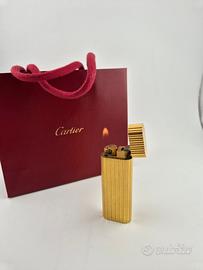 Accendino Cartier, placcato oro