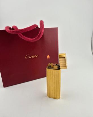 Accendino Cartier, placcato oro