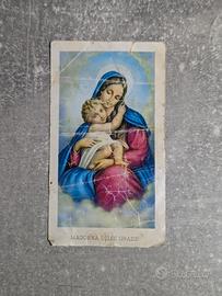 Santino d'epoca Madonna delle Grazie (anni '50)