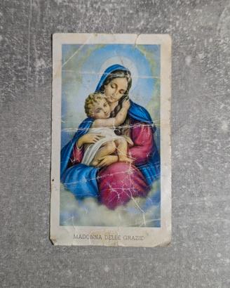 Santino d'epoca Madonna delle Grazie (anni '50)