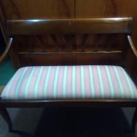 Panca in legno noce