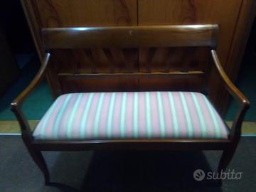 Panca in legno noce