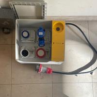 Quadro elettrico cantiere 4 prese 220/380