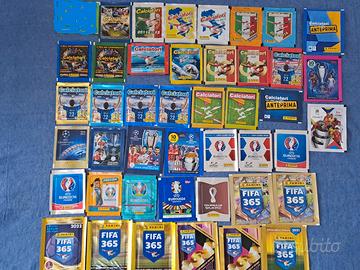 LOTTO 43 BUSTINE FIGURINE CALCIATORI DIFFERENTI