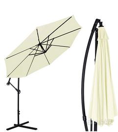 Ombrellone da giardino beige