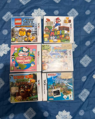LOTTO 6 GIOCHI ORIGINALI NINTENDO 3DS
