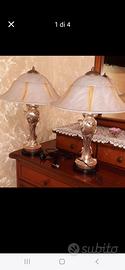 lampade da comodino in argento 