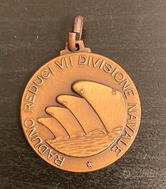 Medaglia RADUNO REDUCI VII DIVISIONE NAVALE 1979