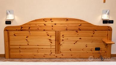 Spalliera / testiera letto in legno – 264 cm