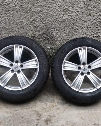 4 Cerchi 16" 5 fori distanza PCD 105 con pneum