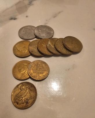 monete greche pre Euro