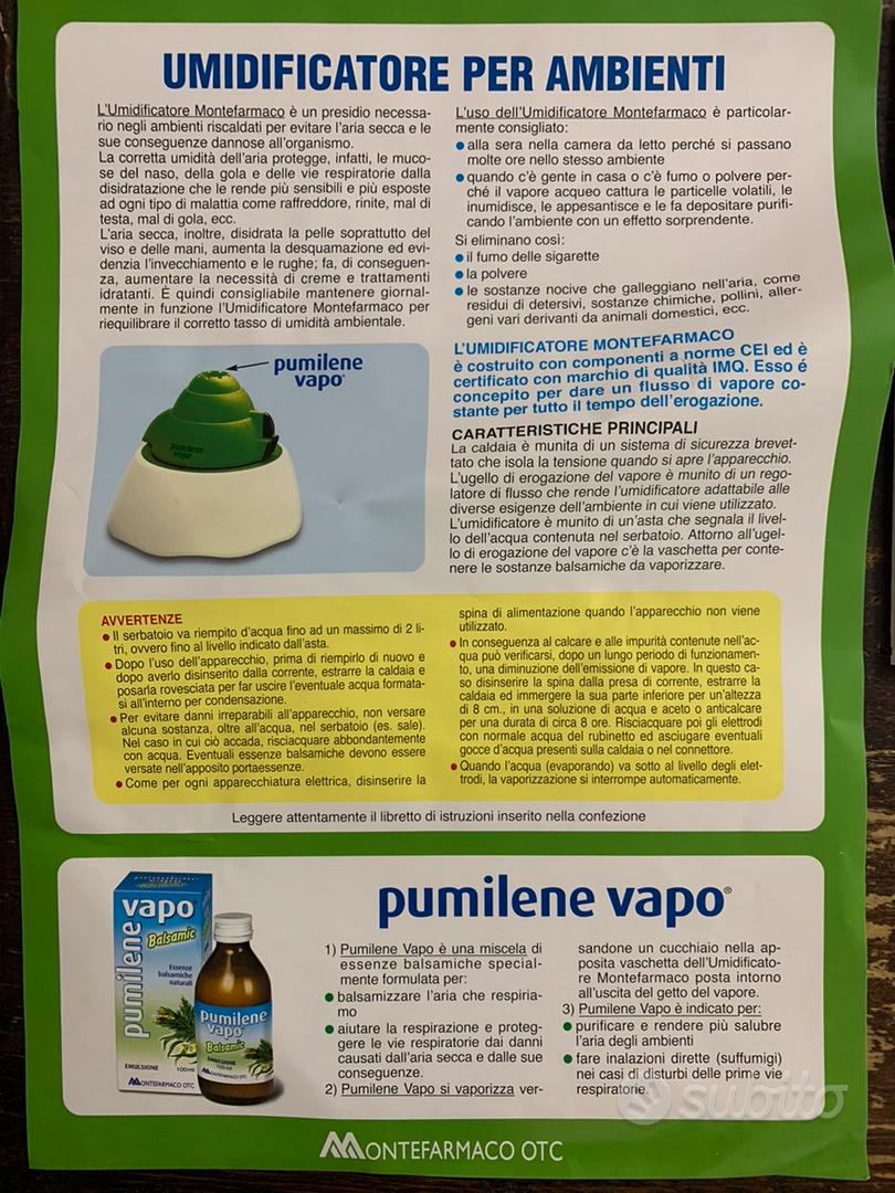Umidificatore Pumilene Vapo - Elettrodomestici In vendita a Novara