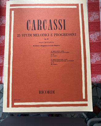 Carcassi 25 studi per chitarra classica