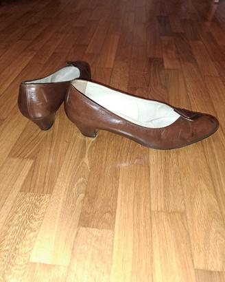 Scarpe decolette marrone 41