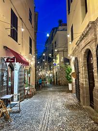 Alghero centro storico su due livelli con terrazza