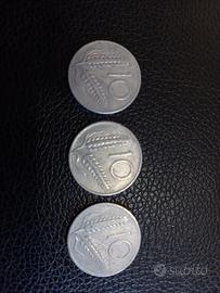Monete 10 lire del 1954