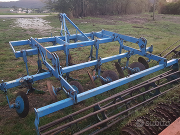 Coltivatore aratro stoppiatore Lemken 3 metri