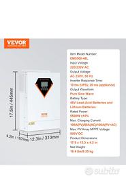 inverter ibrido Vevor 5 5kw 