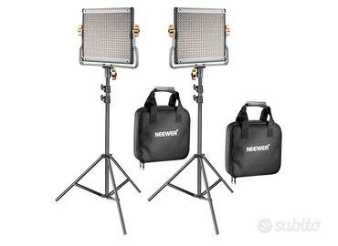 Kit 3 pannelli led NEEWER + stativi e borse € 200