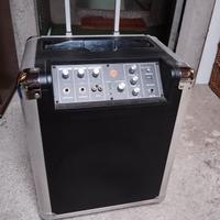 cassa portatile con trolley integrato funzionante.