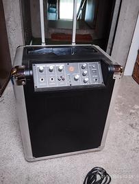 cassa portatile con trolley integrato funzionante.