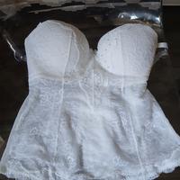 corpetto lingerie con reggicalze