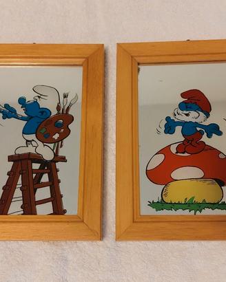 I PUFFI Quadretti a specchio vintage 