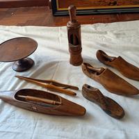 Oggetti antichi in legno