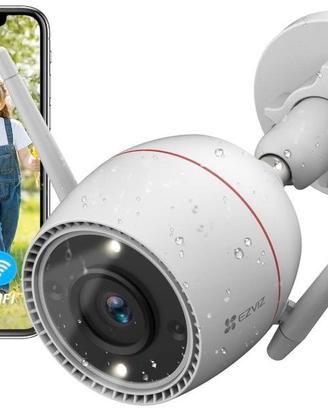 Telecamera WiFi Esterno 3mp, Videocamera Sorveglia