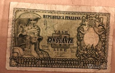 Italia-50 lire(31/12/1951)