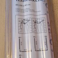 Nr 2 asste per tende doccia 