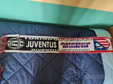 Sciarpa calcio partita Juventus Atlético Madrid