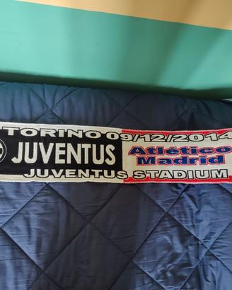 Sciarpa calcio partita Juventus Atlético Madrid