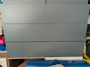 Cassettone + 2 comodini sospesi