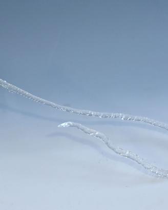 Foglia per lampadario in vetro di Murano