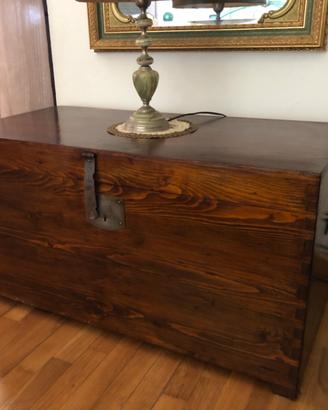 Cassapanca antica legno