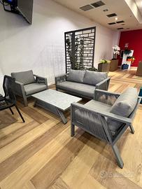 Salotto outdoor grigio nuovo
