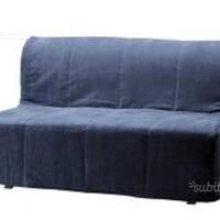 Divano letto 2 posti Ikea Lycksele blu NUOVO