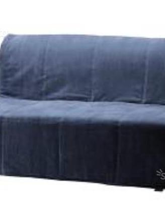 Divano letto 2 posti Ikea Lycksele blu NUOVO