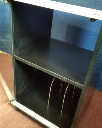 Mobiletto in legno e vetro Phillips