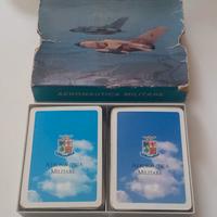 Carte gioco vintage Aeronautica Militare