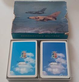 Carte gioco vintage Aeronautica Militare