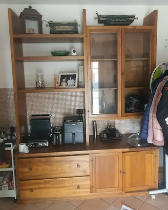 mobile sala con vetrinetta