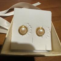 Orecchini con perle vintage a clip