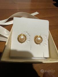 Orecchini con perle vintage a clip