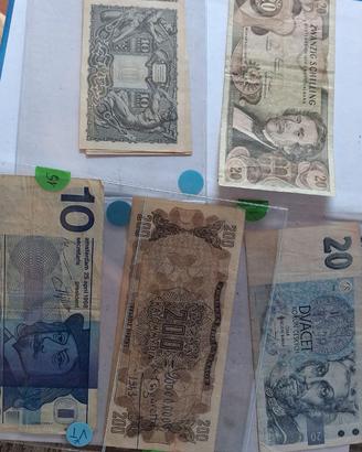 Banconote varie.