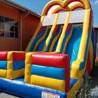 GONFIABILE SCIVOLO DOPPIO colorato